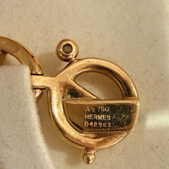 Hermes Bespoke Chaine D'ancre 18k Gold with Diamond - Picture 7 of 10